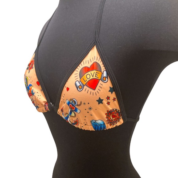 TWO Body Zone Triangle Tops ~OS ~ NWOT - Picture 3 of 6